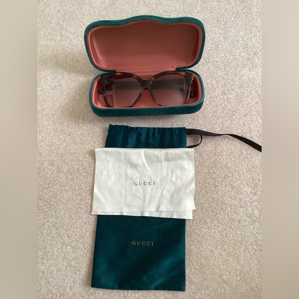 Gucci Oversized Tortoise Sunglasses
